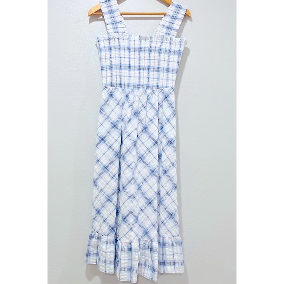 Eliza J blue and white summer dress size 6 - Picture 1 of 4